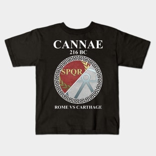 Battle of Cannae Rome vs Carthage Ancient Battle Kids T-Shirt